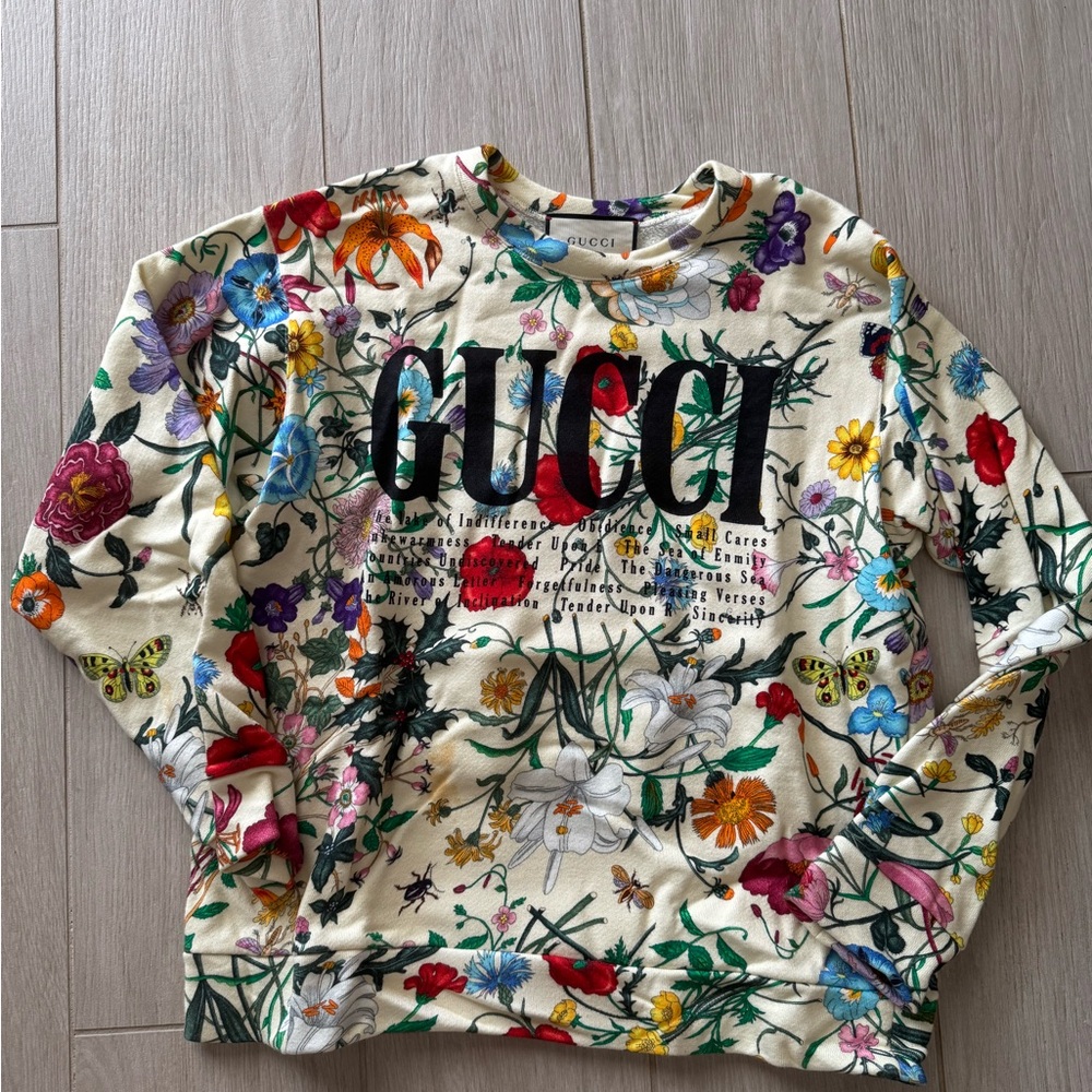 Gucci Multicolor Floral Top